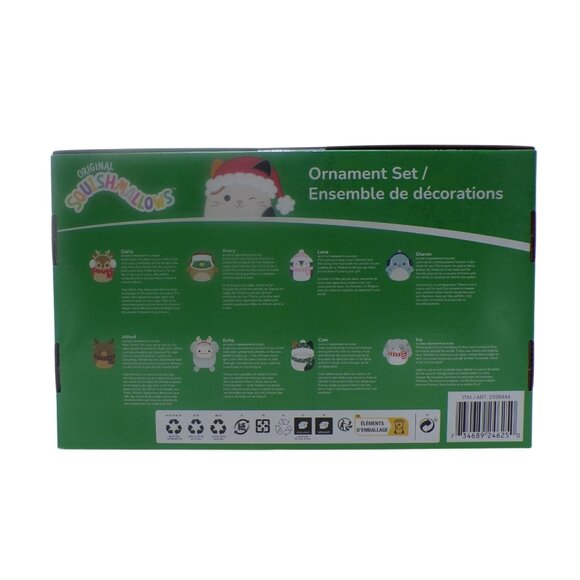 NEW 2022 Original Squishmallows 4" Christmas Plush Ornament Winter Set-8 - Picture 2 of 4